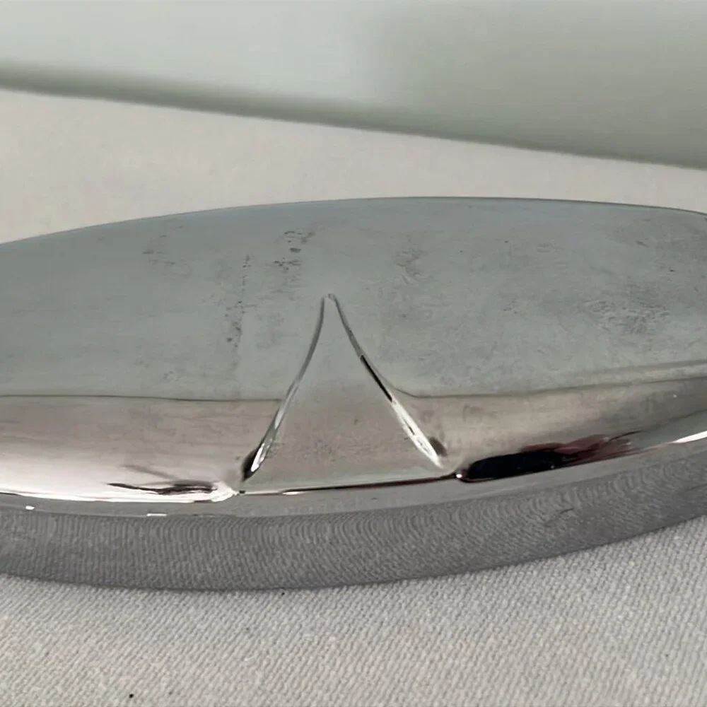 Milbern Chromium Mid Century Vintage Silent Table Butler Crumb‎ Brush